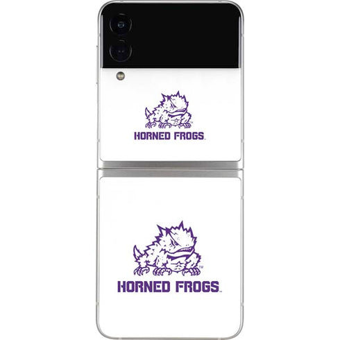 Texas Christian University Horned Frogs TCU Galaxy Z Flip4 5G Skin